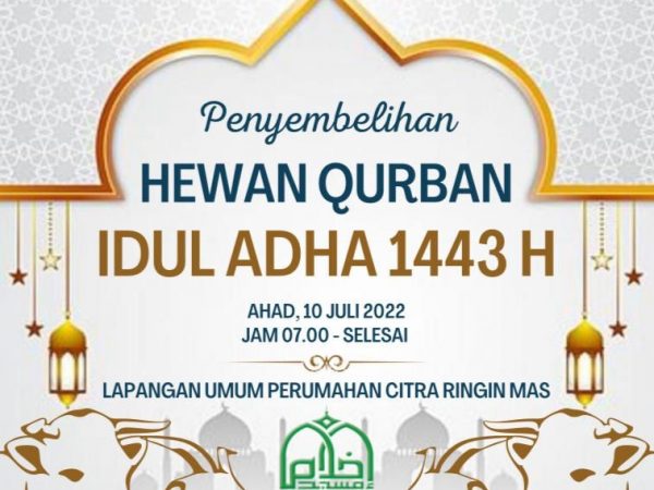 Penyembelihan Hewan Qurban Idul Adha 1443 H